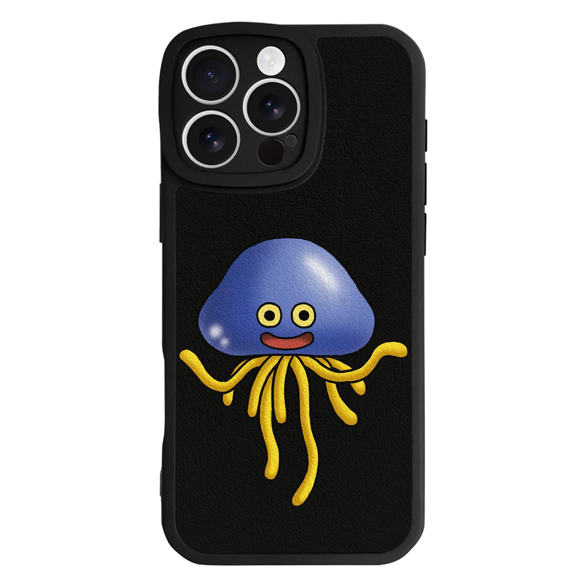 （画像用） ドラゴンクエスト Doragon Kuesuto Dragon Quest 【iPhone 16シリーズ対応】シリコンスマホケース（レザー調） 材質：シリコン
